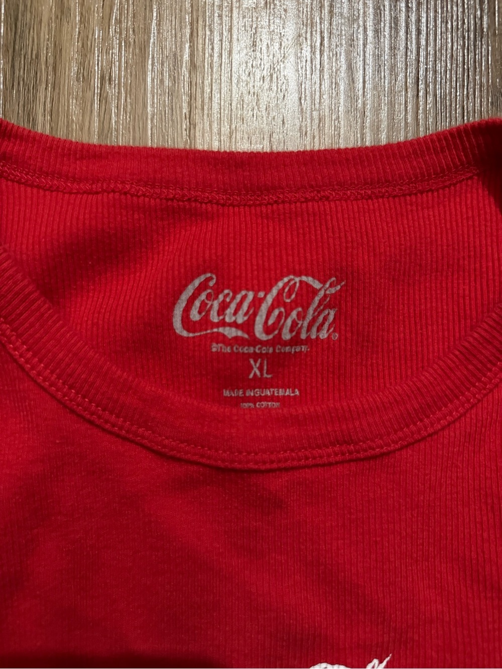 Coca Cola Ribbed Tank Top - Picture 3 of 4